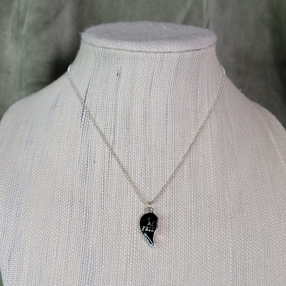 y2k McBling Kidcore Goth Romantix Emo Sadgirl BFF Brokenhearted Charm Necklace
